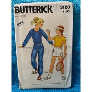 Butterick 3120 girls sweat suit pattern